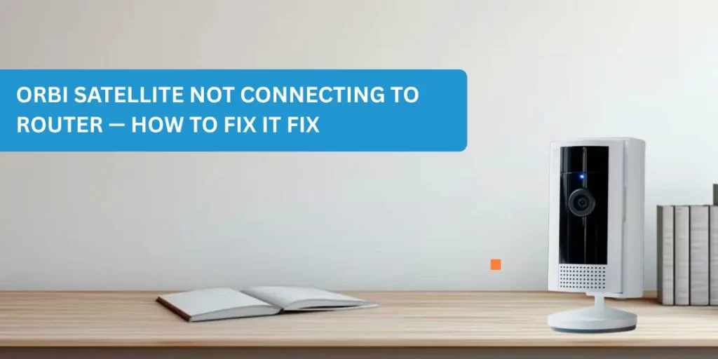 Orbi Satellite Not Connecting To Router — How To Fix It Fix